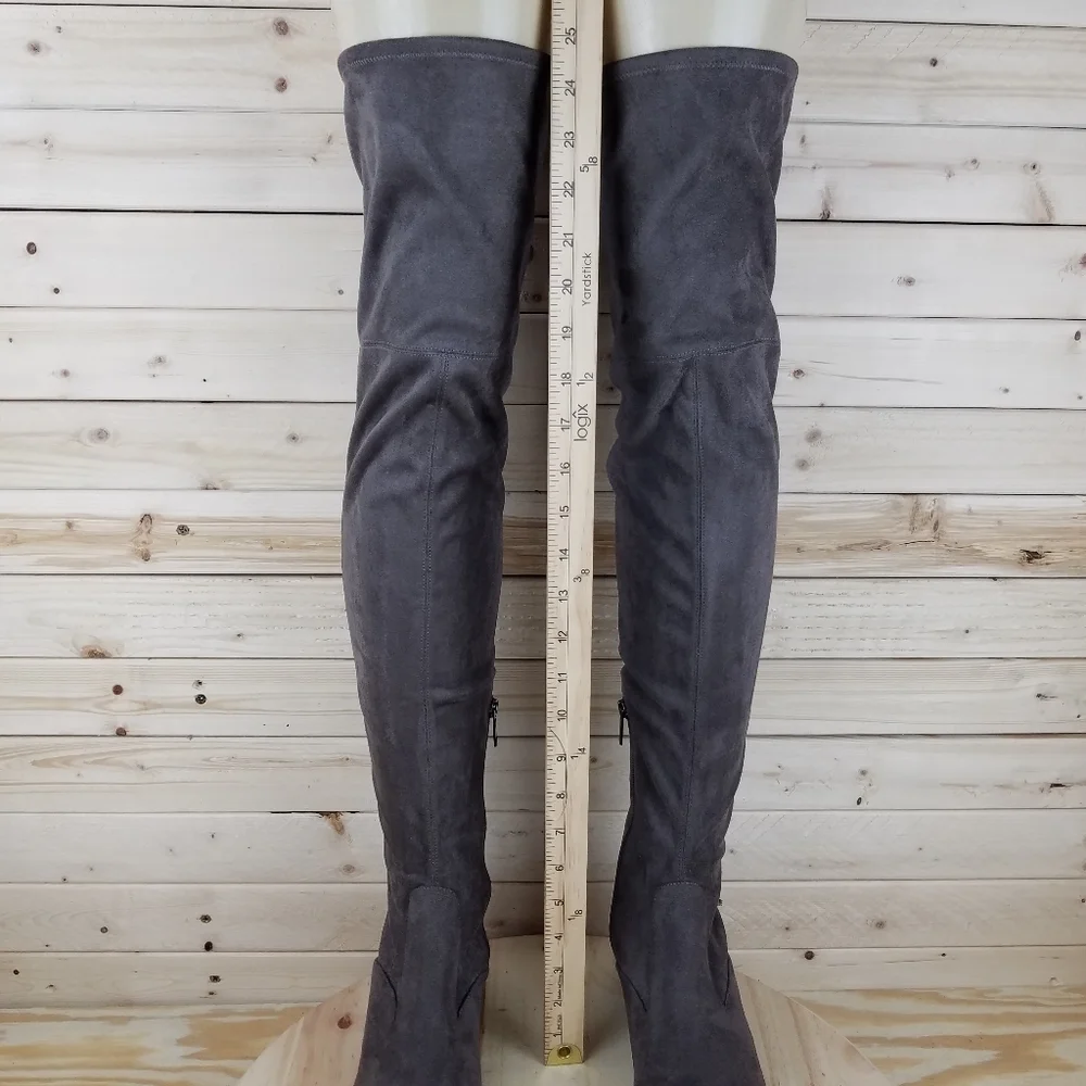 Marc Fisher Ltd Yakira Over the Knee Tall Boots Women's 6 US Pointed Toe Zip NEW
